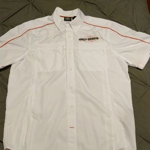 Harley Davidson mens button up shirt